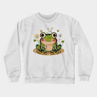 Dandelion Frog Crewneck Sweatshirt